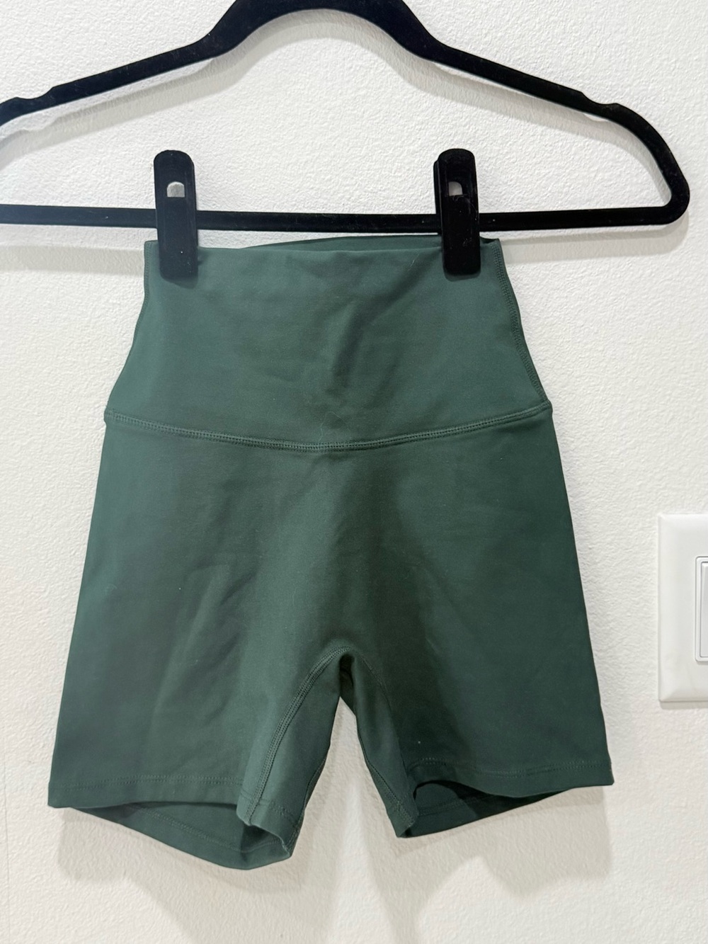 Crop Shop Boutique Dark Green High-Waist Bike Shorts